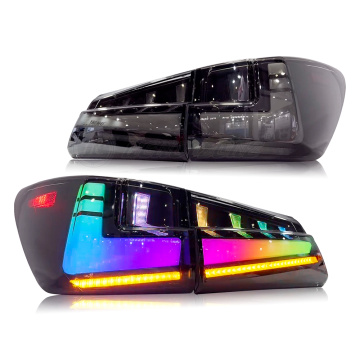 HCMOONTZ V2 RGB Conjunto de lámparas traseras de automóvil para Lexus IS250 IS300 IS350 ISF 2006-2013