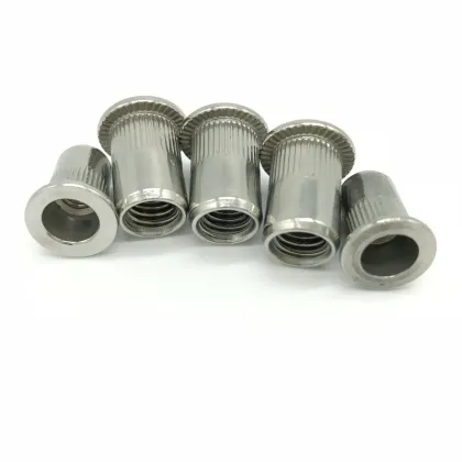 304 Stainless Steel Pull Rivet Nuts: Vertical Rivet Nuts with Flat Head
