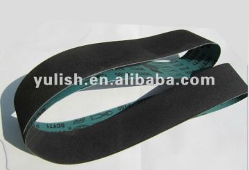 Silicon carbide abrasive belts
