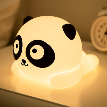 Wiederaufladbare Panda -Nachtlicht: Weiche LED -Tischlampe für Kinder