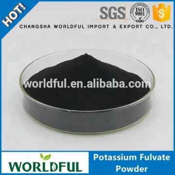 Humic acid potassium fertilizer, potassium fulvic acid shiny powder for agricultural