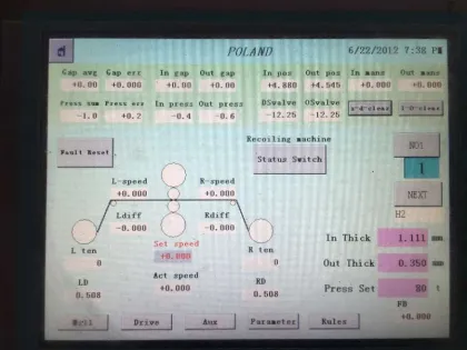 Hydraulic AGC Reversible Cold Rolling Mill