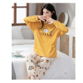 Spring and autumn long-sleeved pajamas female