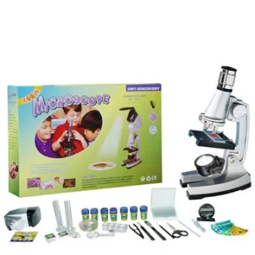 STX-1200 Children's Microscope for Kids Learning and Plastic Toy Exploration