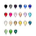 Glass Charms Colorful Water Drop Shape Pendant