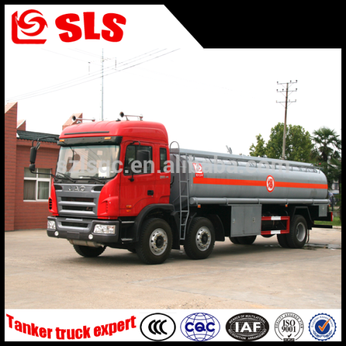 FAW 8 wheels flammable liquid transportation tank truck 25000L capacity