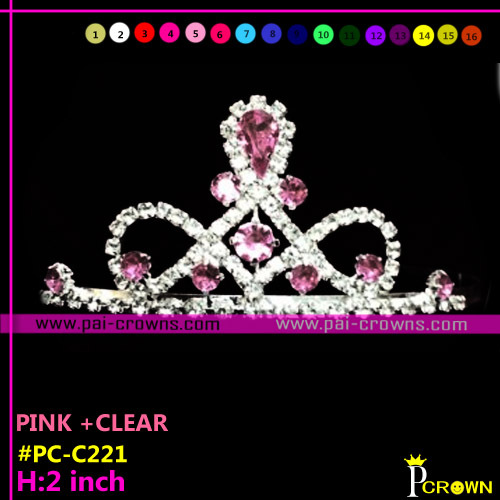 Wholesale small tiaras for pageants and wedding