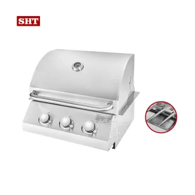 Inexpensive Outdoor Kitchen Ideas Stainless Steel BBQ Grill Barbeque Grill