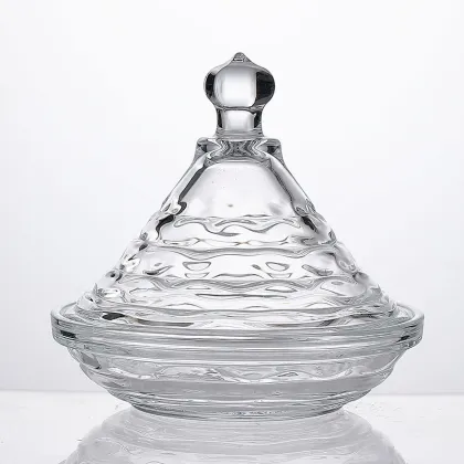 Transparent Glass Sealed Tank Food Storage Jar