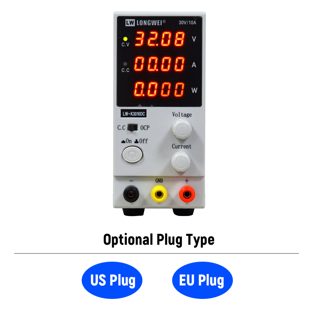 30V 10A Switching Power Supply 4-digit LED Voltage Current Power Display DC Voltage-stabilized Source Regulated Power Supply