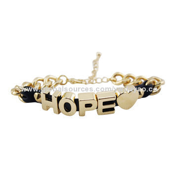 2014 New trend fashion love heart bracelets