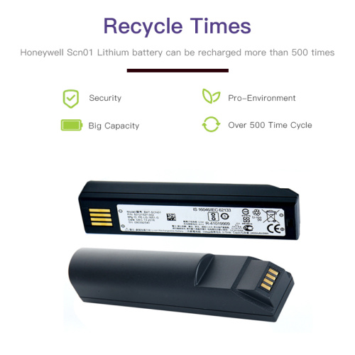 Honeywell BAT-SCN01 barcode scanner battery 3.7V 2400MAH