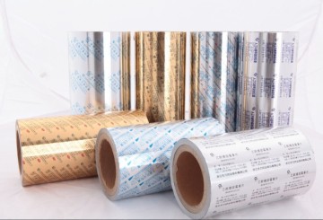 aluminum foil roll for pharmaceutical packaging and blister packaging pills