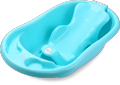 Tina de baño plástica de la limpieza del bebé con el baño
