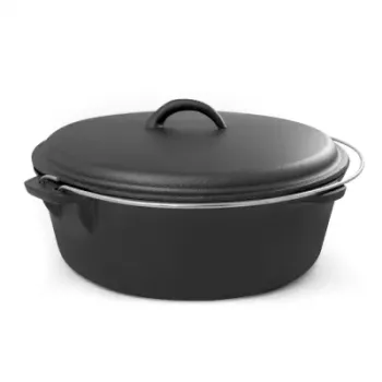 Hot Sale Handle Cooking Outdoor Fireside Cast Iron Camp Dutch Oven