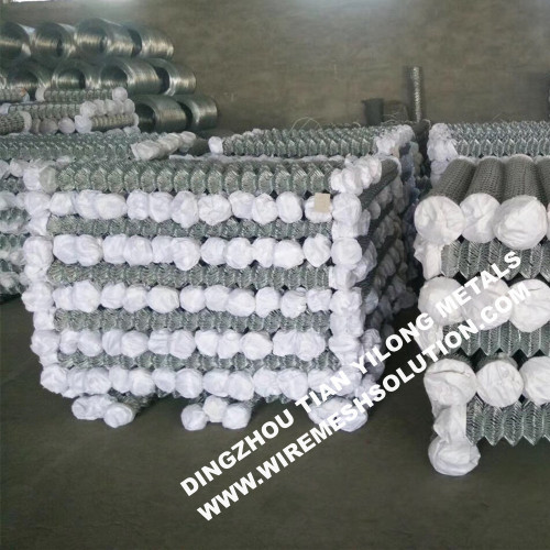 55mm Italian Style Galvanized Chain Link Fence