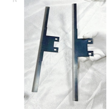 Zigzag Knives for Food Packaging Machinery - Blades for Packaging Machines