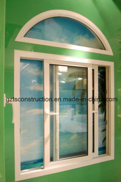 PVC Sliding Window with Double Glazing