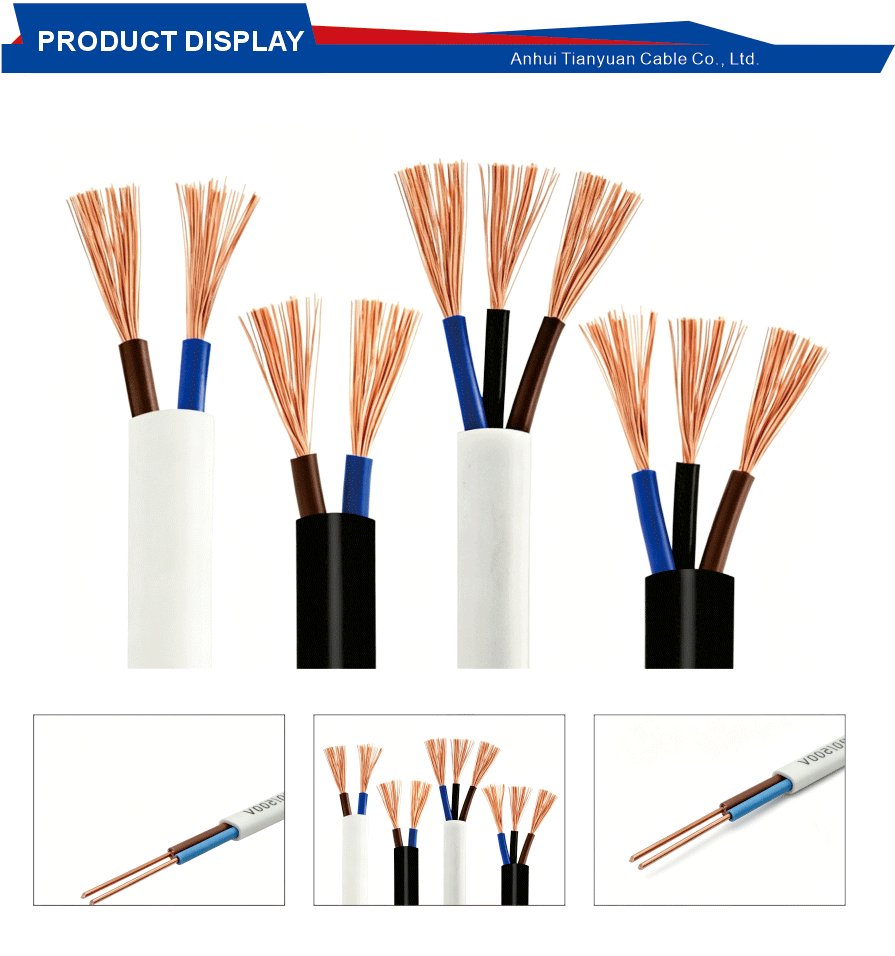 Copper flat insulated wire