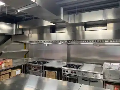 Professional Modular Commercial Kitchen Equipment - Stainless Steel Fabrication
