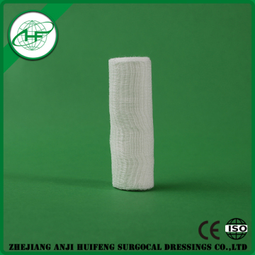 Side woven gauze bandage for surgical