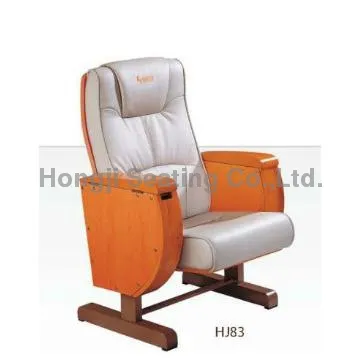 Auditorium Chair Wooden cover hall chair music hall chair