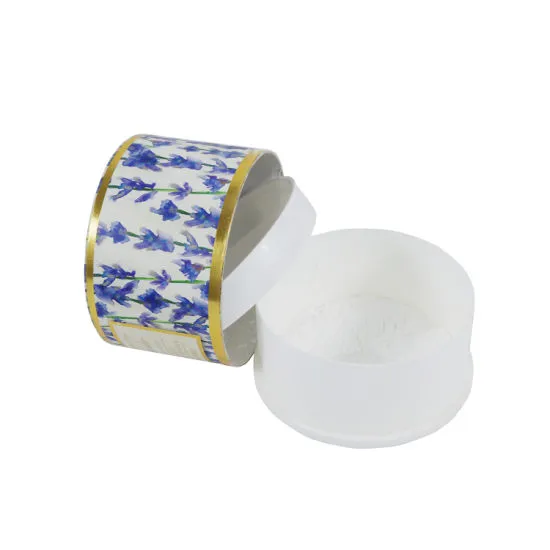 High-end Printing Baby Powder Round Cylinder Packaging Box