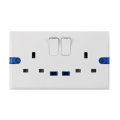 RN Series Two Gang 13a Switched Socket