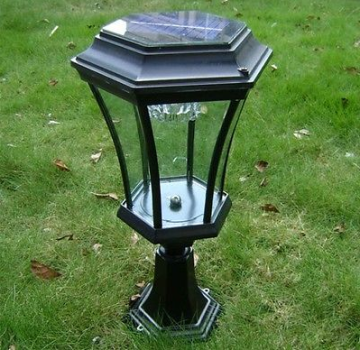 Outdoor Solar Powered LED Fence Light - 25 LEDs Cool White