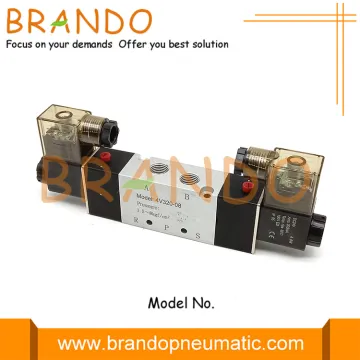 4V320-08 1/4'' Double Solenoid 5/2 Way Pneumatic Valve