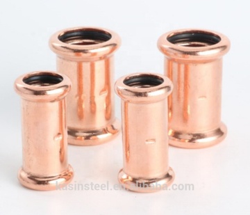 Copper M type press fitting for water system