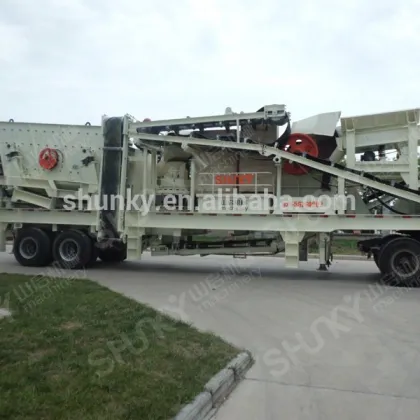 high quality komatsu mobile jaw crusher