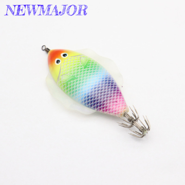 newmajor 10cm 14g Luminous squid jig สำหรับการ jigging ช้า, การตกปลาน้ำเค็มพลาสติกที่ทนทาน