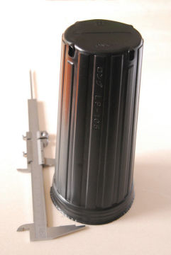 Eco-friendly Plastic Nursery Pots , Black And Hdpe For Seedlings