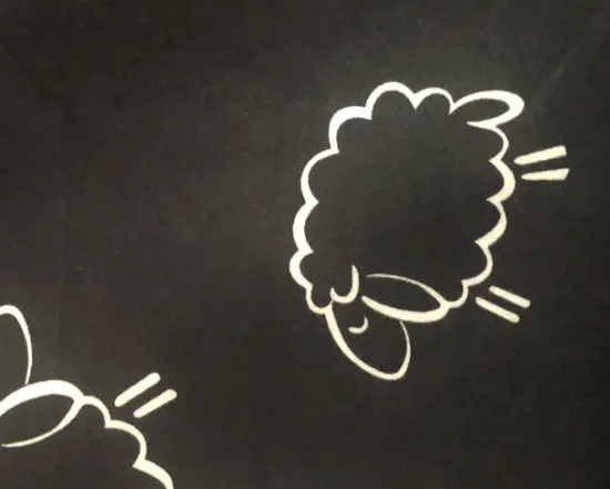 brushed polyester printed fabric