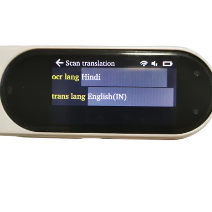 Multilingual Translation and Learning Device: Hindi to Scanning Translation Pen & Chinese Language Translator and Character Learning Machine