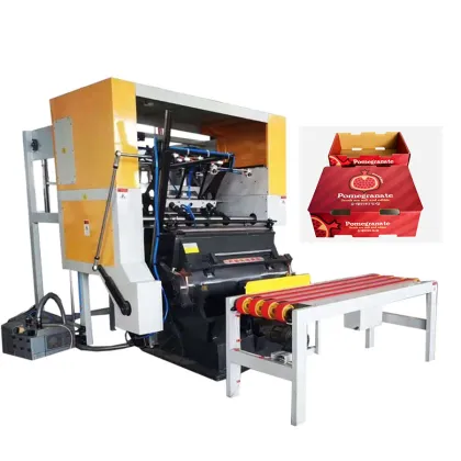 High Speed Die-cutting Automation: Cardboard Carton Creasing & Die-cutting Machine for Corrugated Cardboard Cutting