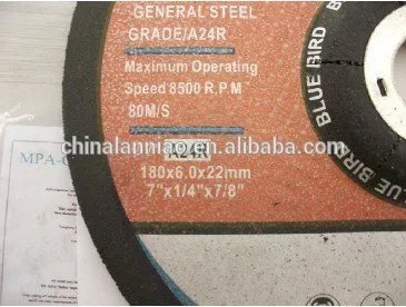 ABRASIVES GRINDING WHEEL