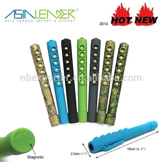 Creative design 6SMD Flexible Magnetic torch light