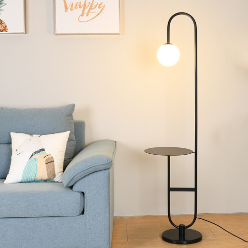 LEDER Tall White Floor Light Lamps