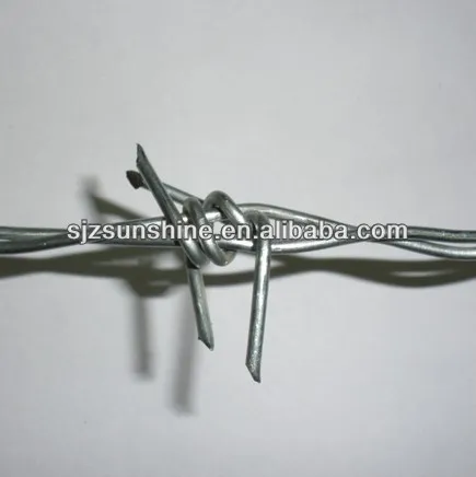 high quality electro galvanized barbed wire