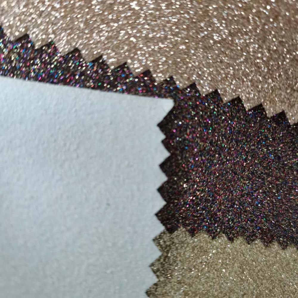 Glaring Pu Leather With Nonwoven Backing