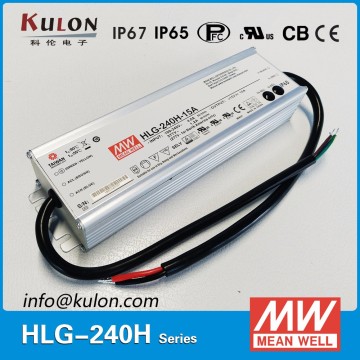 Single output Meanwell HLG-240H-24 240w 24V IP67 led power supply