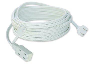 American Outdoor Large Flexible Ribbed Strain Relief White Electrical Extension Cords