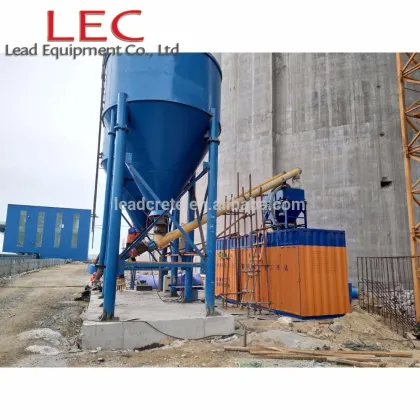 high output foam concrete machine lightweight concrete mixing station