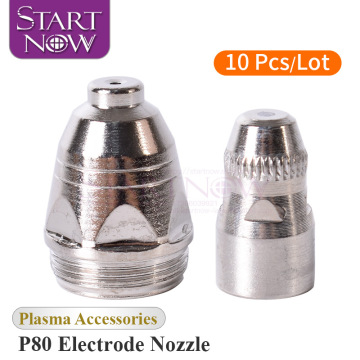 Startnow P80A Plasma Schneidetrapeldüsen und Verbrauchsmaterialien - P80 Plasma -Düsenelektrode