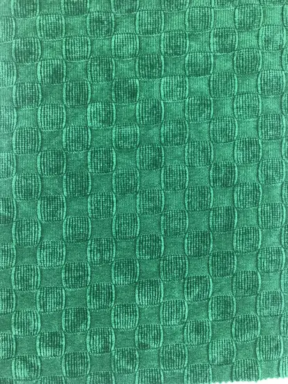 Polyester Jacquard Knitted Chenille Fabric for Fall Garment