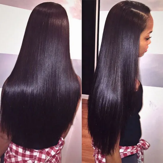 Wholesale Indian Unprocessed Raw Remy Lace Frontal Wig, Virgin Cuticle Aligned Peruvian Human Hair Front Lace Front Wigs