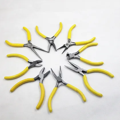 Mini pliers small pliers manufacturers 5 inch needle-nosed pliers jewelry handmade beaded DIY jewelry pliers hardware tools