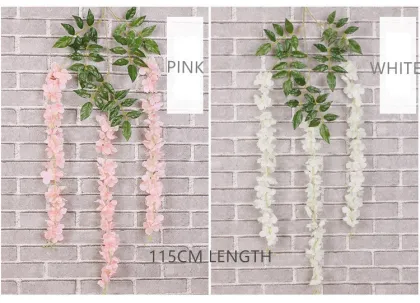 YAYUN A-1049 Artificial Wisteria Vine - Wedding Party Event Decorations
